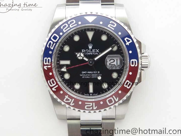 (Correct BP 1:1 Best Black GMT-Master Maker BLRO Hand A3285 Bracelet Dial 904L Stack) 904L 126710 II On Edition Oyster 0103
